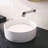Fontana Vessel Sink and Brushed Nickel Touchless Wall Motion Sensor Faucet Set