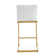 Hamby Upholstered Counter Stool with Metal Frame