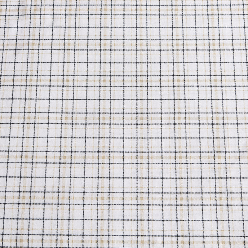 Ensemble de draps en percale de coton 200 fils Bradford, Ensemble de draps pour lit simple avec 1 taie d'or