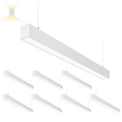 4FT Dimmable LED Shop Light Color Tempreture Selectable Suspended Lighting for Office