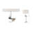Jennie 1 Light Chrome Table Lamp