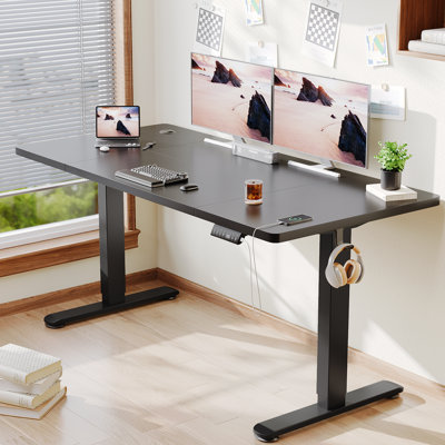 160CM x 80CM Electric Height Adjustable Standing Desk