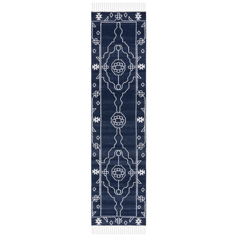 Brayden-Lee Flat Weave Polpropylene Southwestern Rug, Runner 2'3" x 9'