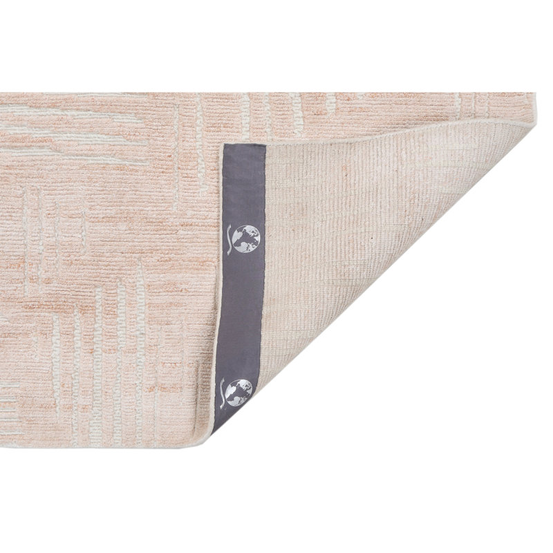 Handmade Wool Area Rug, Rectangle 6' x 9'