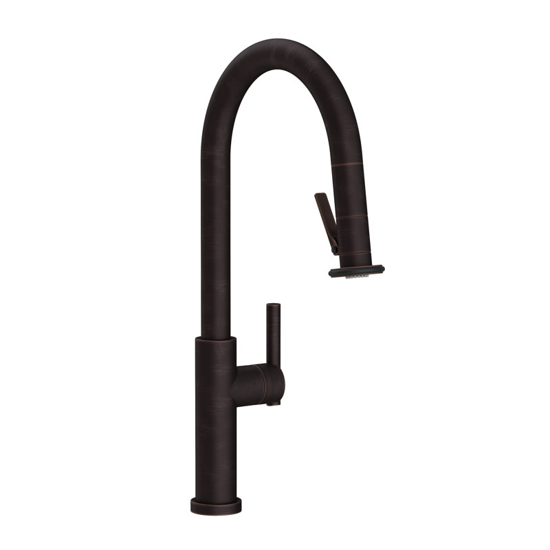Pull-Down Kitchen Faucet - Trigger Spray, Venetian Bronze