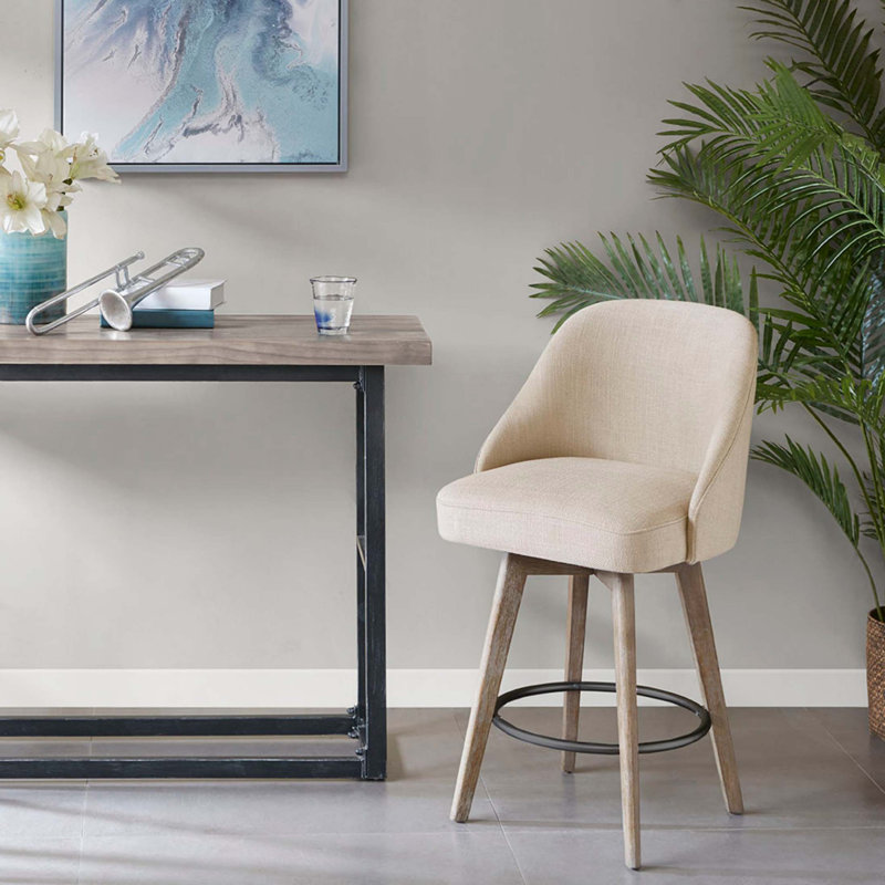 Tabouret de comptoir avec siège pivotant