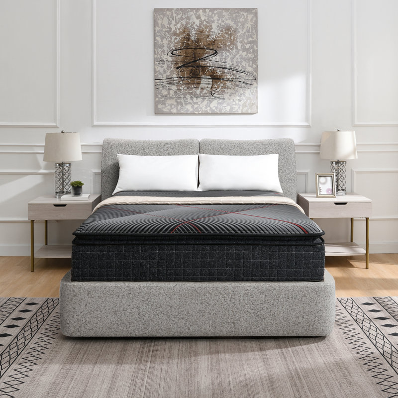 Matelas hybride à ressorts ensachés Luxe Cloud, Grand lit