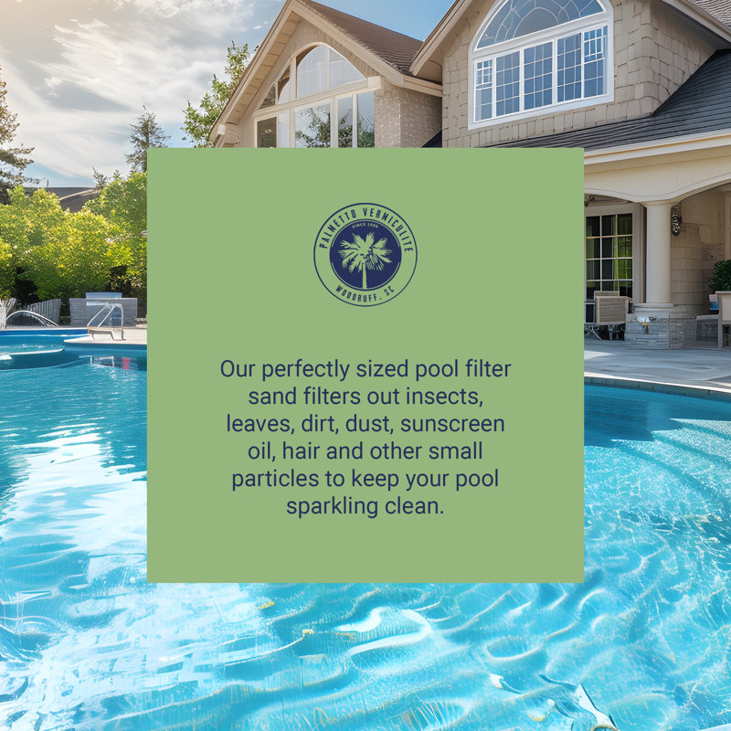 Palmetto 50lb Bag Natural Pool Filter Sand for Residential & Commercial 