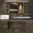 60" W x 32" H Jayland Rectangular Silver Aluminum Frame Recessed/Surface Mount Medicine Cabinet with Anti-Fog Mirrors, 3 Color Temperatures Dimmable Lights and Adjustable Glass Shelves for Bathroom-1147550653