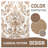 Linen Curtains Damask Floral Natural Linen Textured Curtains for Living Room Drapes Vintage Floral Pattern Privacy Added Light Filtering Mid-Century Style 2 Panels-738794040-738794039