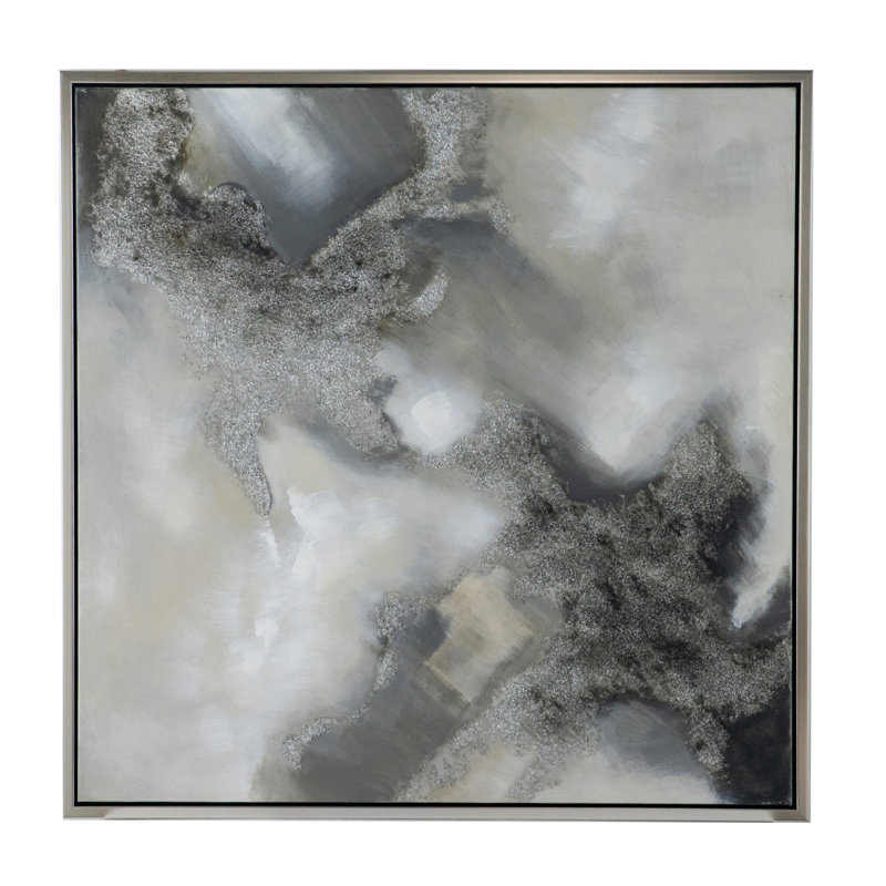Art mural encadré 39,4 x 39,4 po Stormy Skies