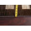 Tapis oriental rayé Gabbeh 6 x 9