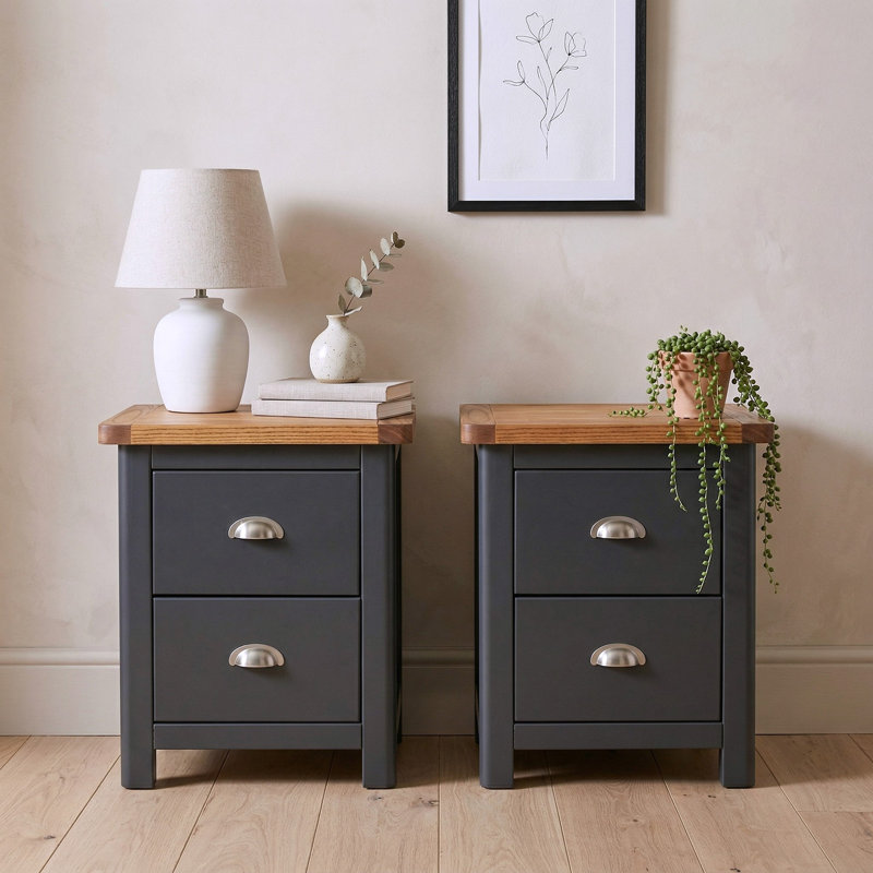 Dunkeld 45cm W Manufactured Wood Bedside Table