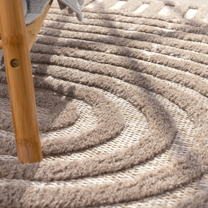 Livorno Machine Woven Beige/Blue/Brown/Grey/Light Grey/Teal Rug, Runner 80cm x 250cm, Beige