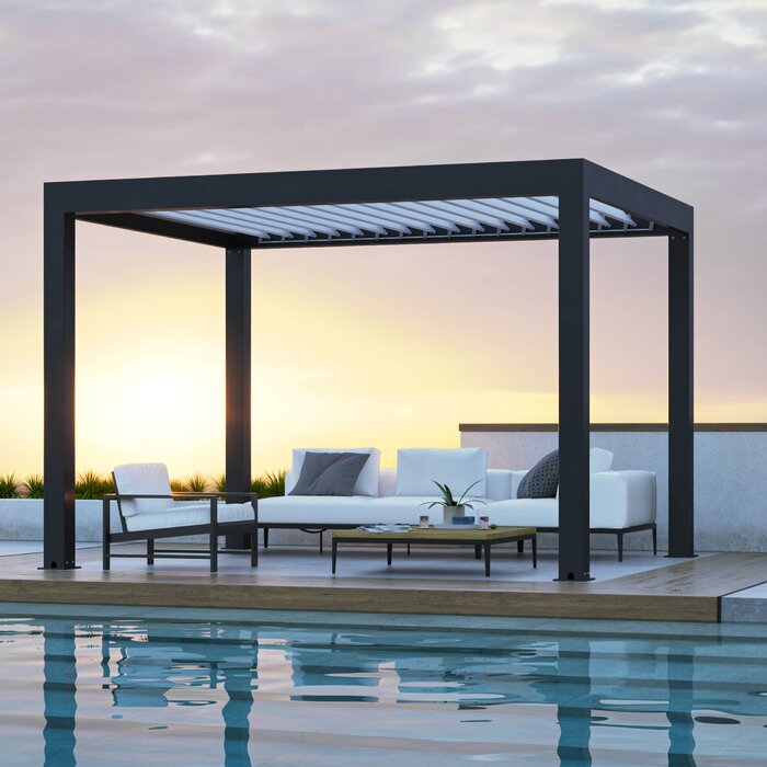 forum outdoor living Monaco Aluminum Pergola & Reviews | Wayfair