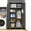 Armoire de rangement haute en métal avec beaucoup d'espace