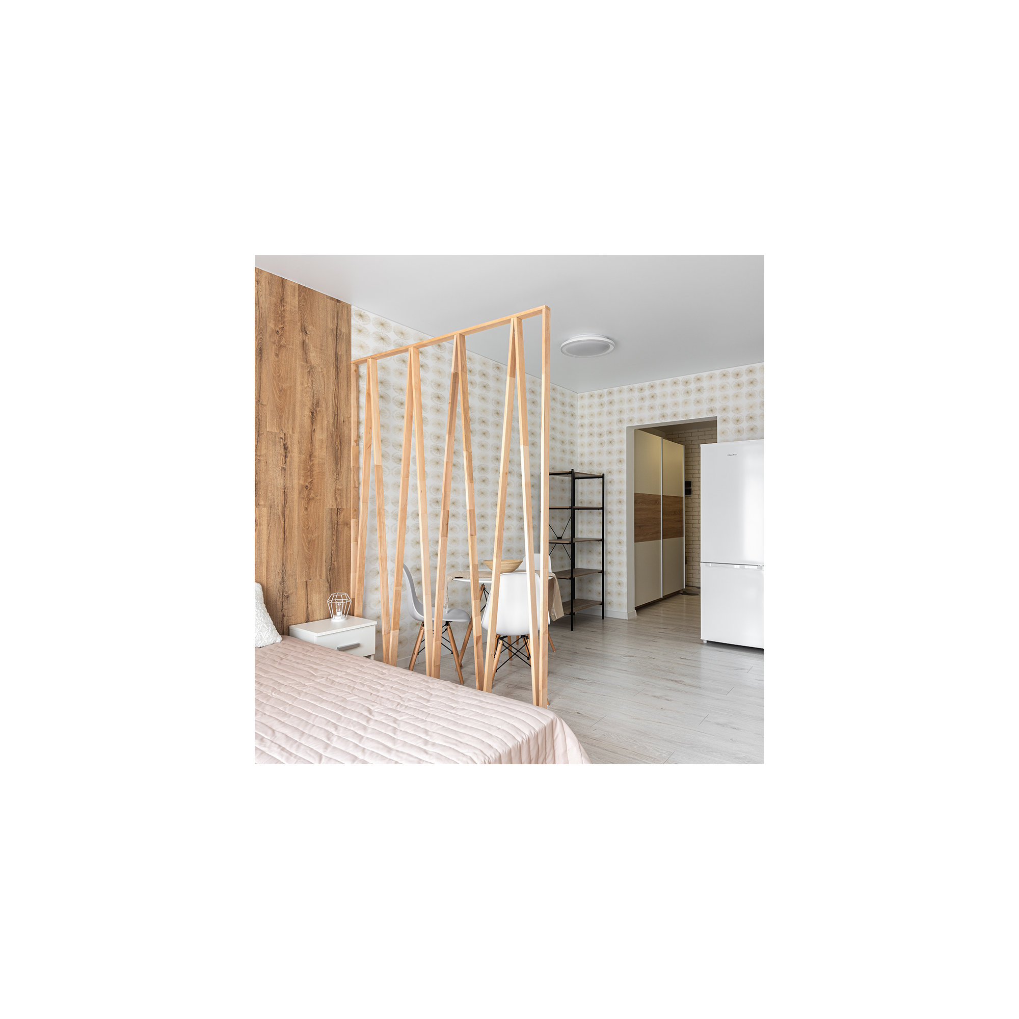 Goodbye Moon Peel and Stick Wallpaper, Metallic Gold