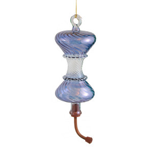 Hummingbird Feeder - Swirl - Blue