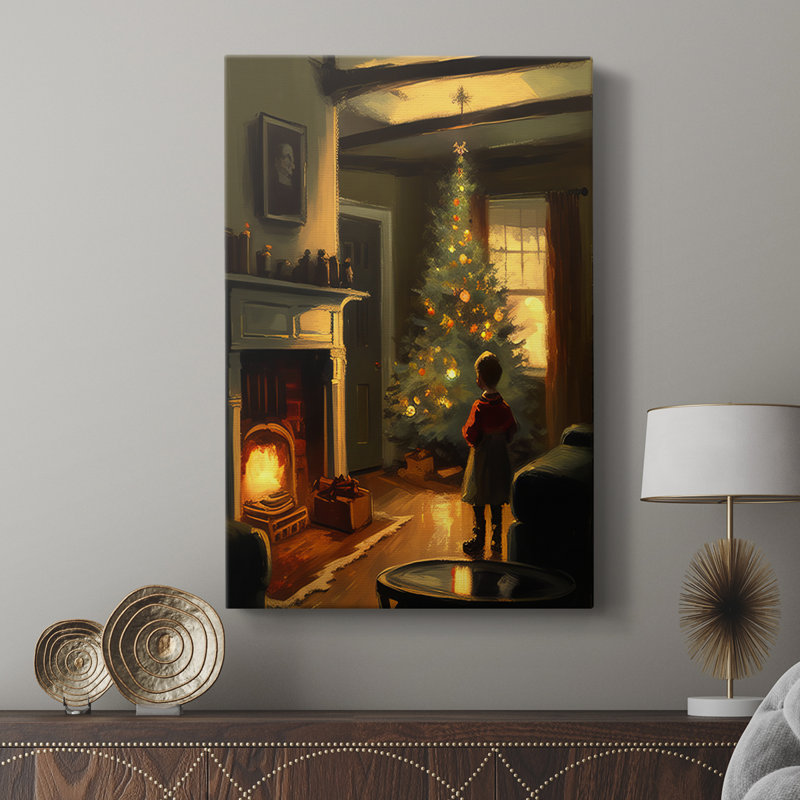 Art des Fêtes de Noël DCVI - galerie sur mesure Cavas, H 27 po x l 18 po