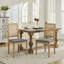 Ensemble de 2 chaises French Decor avec dossier carré en rotin-300337227-300337226