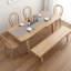 Table de salle à manger Burlywood-1973683609