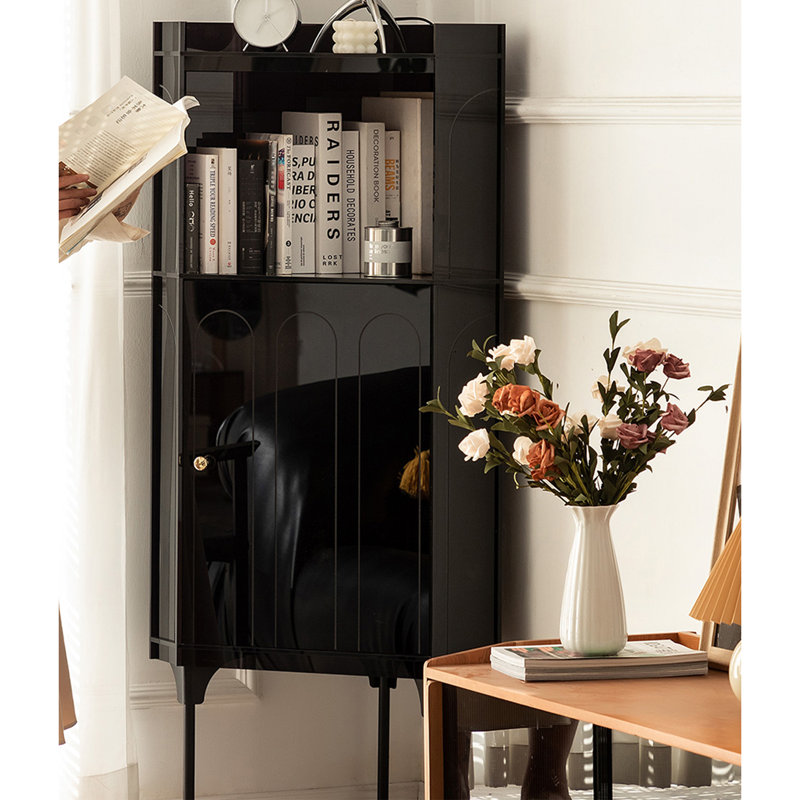 Armoire d'appoint en acrylique Light Luxury, Noir