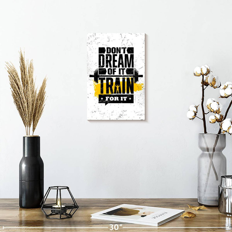 Kema Gym Motivational, 12" H x 8" W