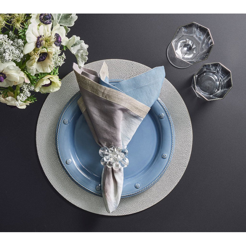 Pebble Placemat, Silver
