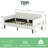  Broward 78.7"L Ivory Sturdy Metal Frame Twin Daybed, Boucle Upholstered Daybed Suitable For Living Room-259270788