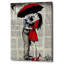 « red pluie love », reproduction d’impression sur toile tendue-27704345