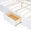 Lit plateforme très grand avec tête de lit multi-rangement USB et tiroirs-1247733513
