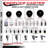 4 Inch SS Soft Rubber Swivel 1-5/8 Inch Expanding Stem Caster Set 2 Total Lock Brakes