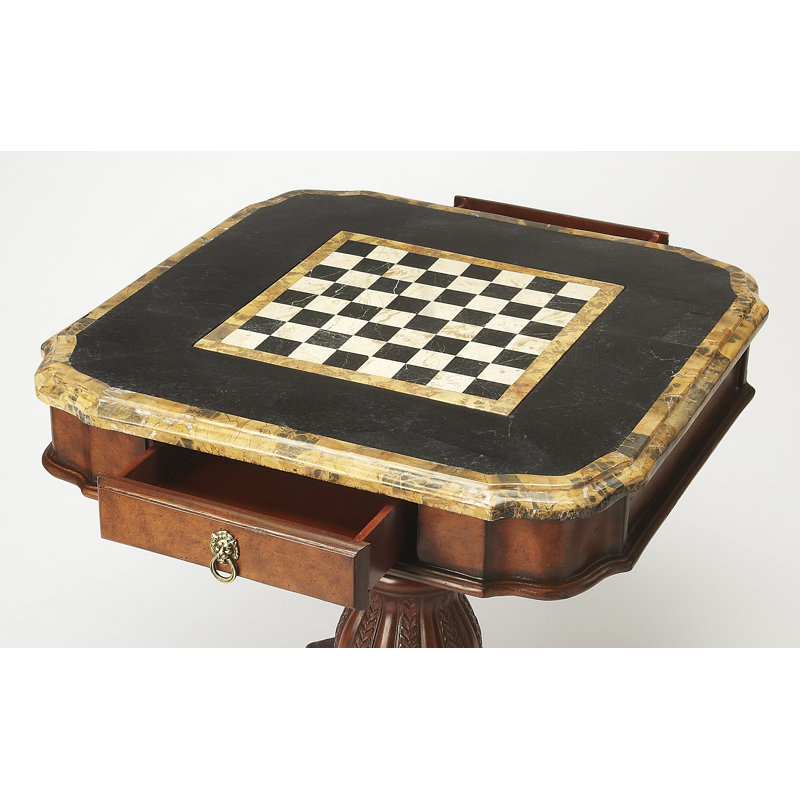 Carlyle Fossil Stone Game Table