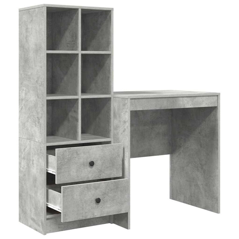 70cm Sideboard, Concrete Grey