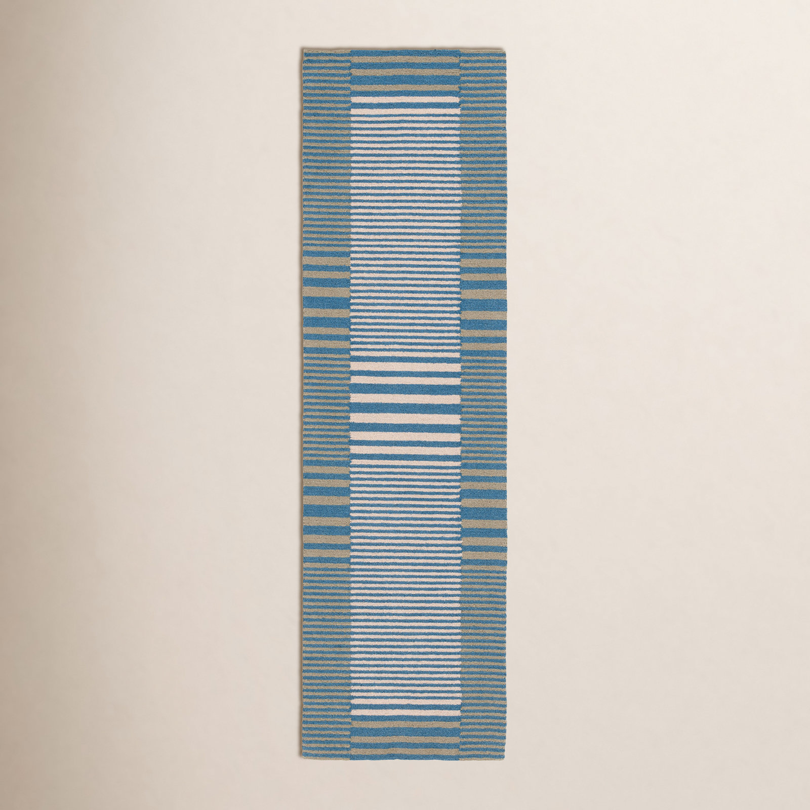 Fairhaven Hand-Tufted Striped Rug, Runner 2'3" x 8'