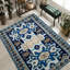 Tapis doux non tissé à motif floral complexe dans des tons neutres, parfait pour ajouter une touche d'élégance à votre décor de salon ou de chambre à coucher-114329736