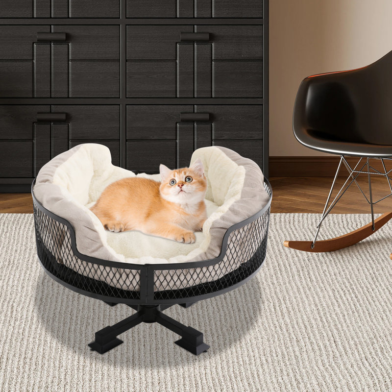 Stainless Steel Cat Desk Bed