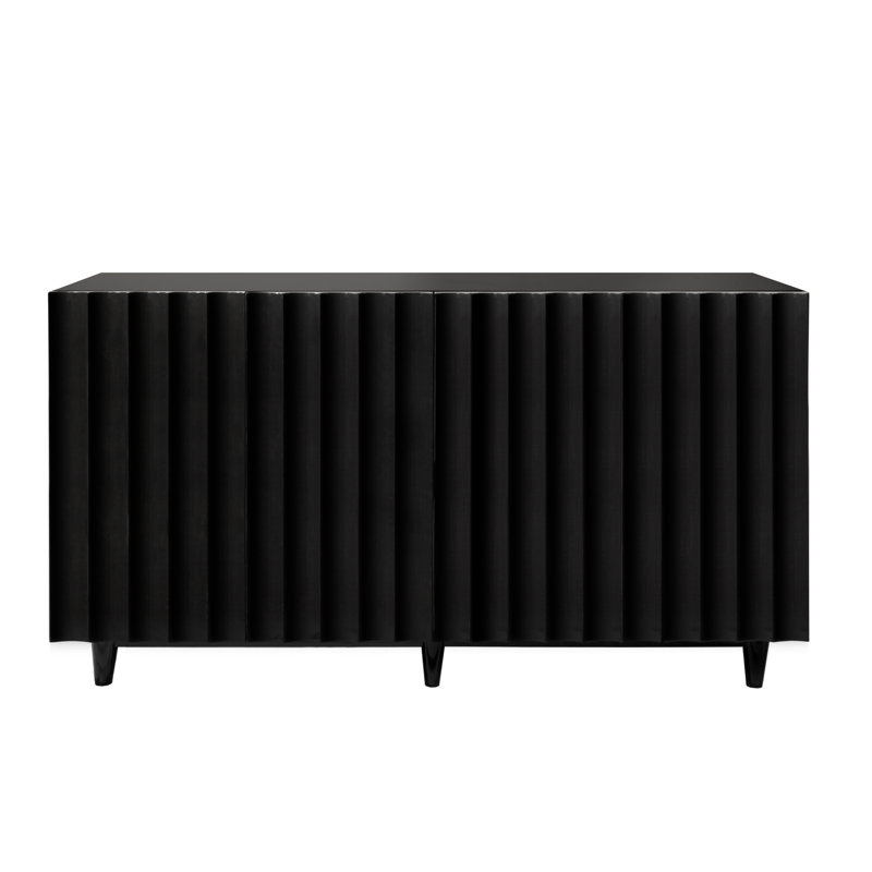 Odette 60'' W Sideboard, Black Lacquer