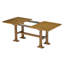 Ensemble de table de salle à manger extensible de 76 pouces Farmhouse-713828348-713828350