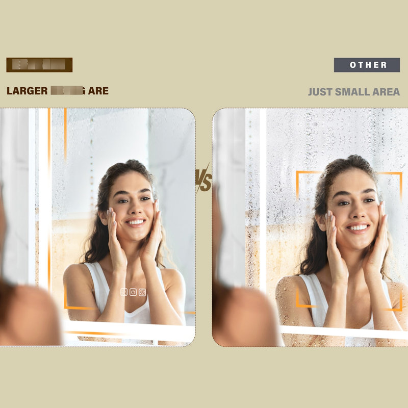 Miroir de salle de bain 3628 Smart, 36 po x 28 po