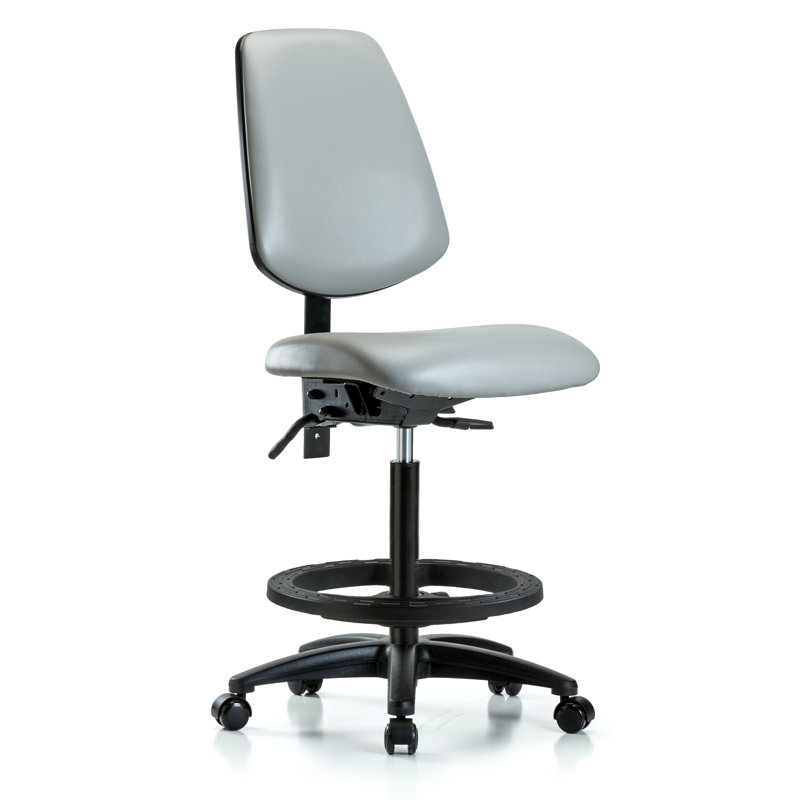 Chaise de dessin Jana, Roulettes, Colombe, Non inclus