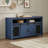Sideboard with Sliding Barn Doors