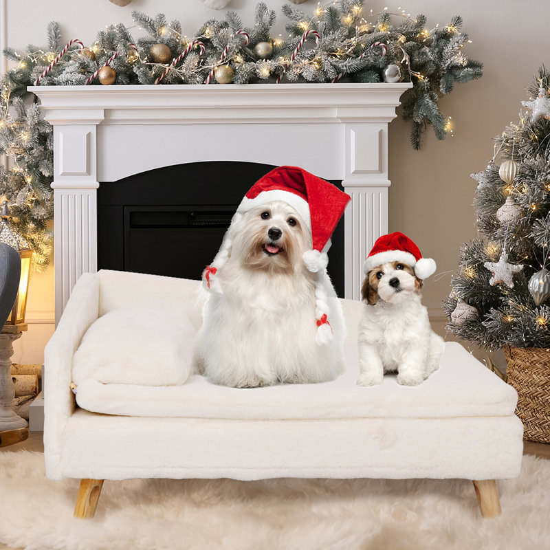 Killingworth Fleece Pet Bed, 32.5cm H X 80.5cm W X 48cm D
