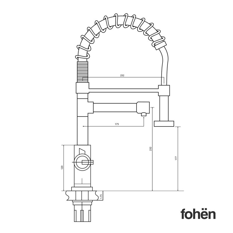 Fohen Pull Out Touch Kitchen Faucet, Matt Black