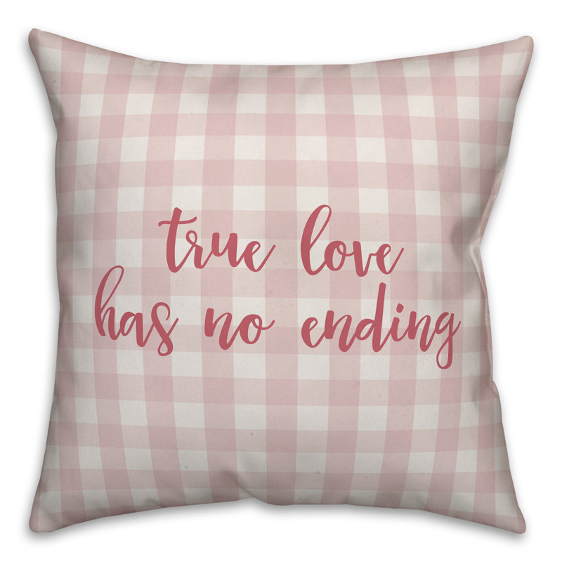 Plaid Throw Pillow, Throw Pillow, Pink