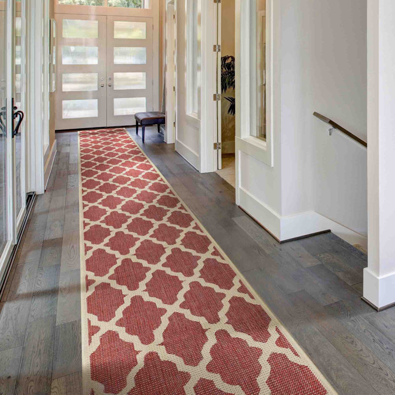 Runner Trellis Area Rug, Runner 80 x 420 cm