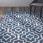 Tapis géométrique en laine touffeté à la main Brunswick-22513542