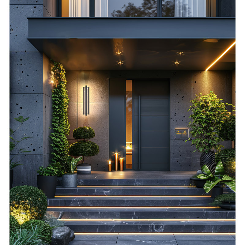 Hvar 1 - Light LED Outdoor Sconce, 7.5" H x 24" W x 5.13" D, 20