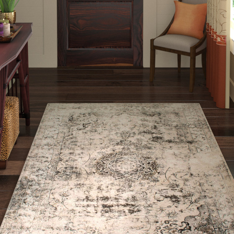 Tapis gris / ivoire Doheny