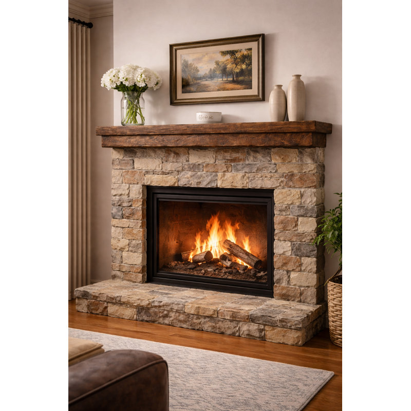 Shelf Mantel, 8', 60"